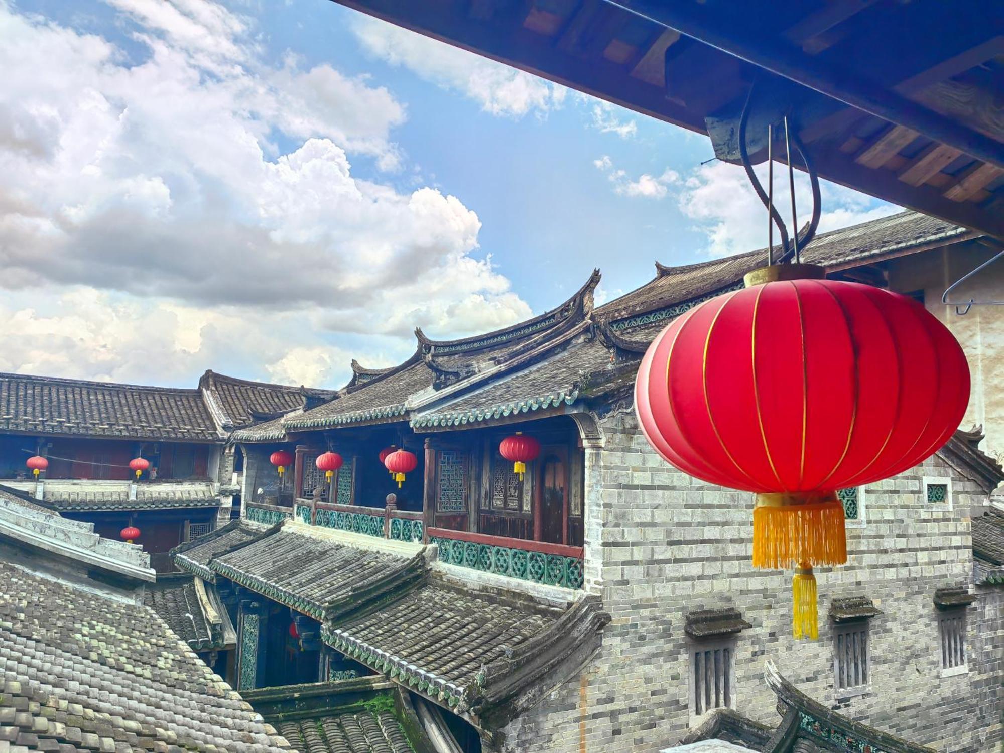 Tulou Fuyulou Changdi Inn Yongding المظهر الخارجي الصورة