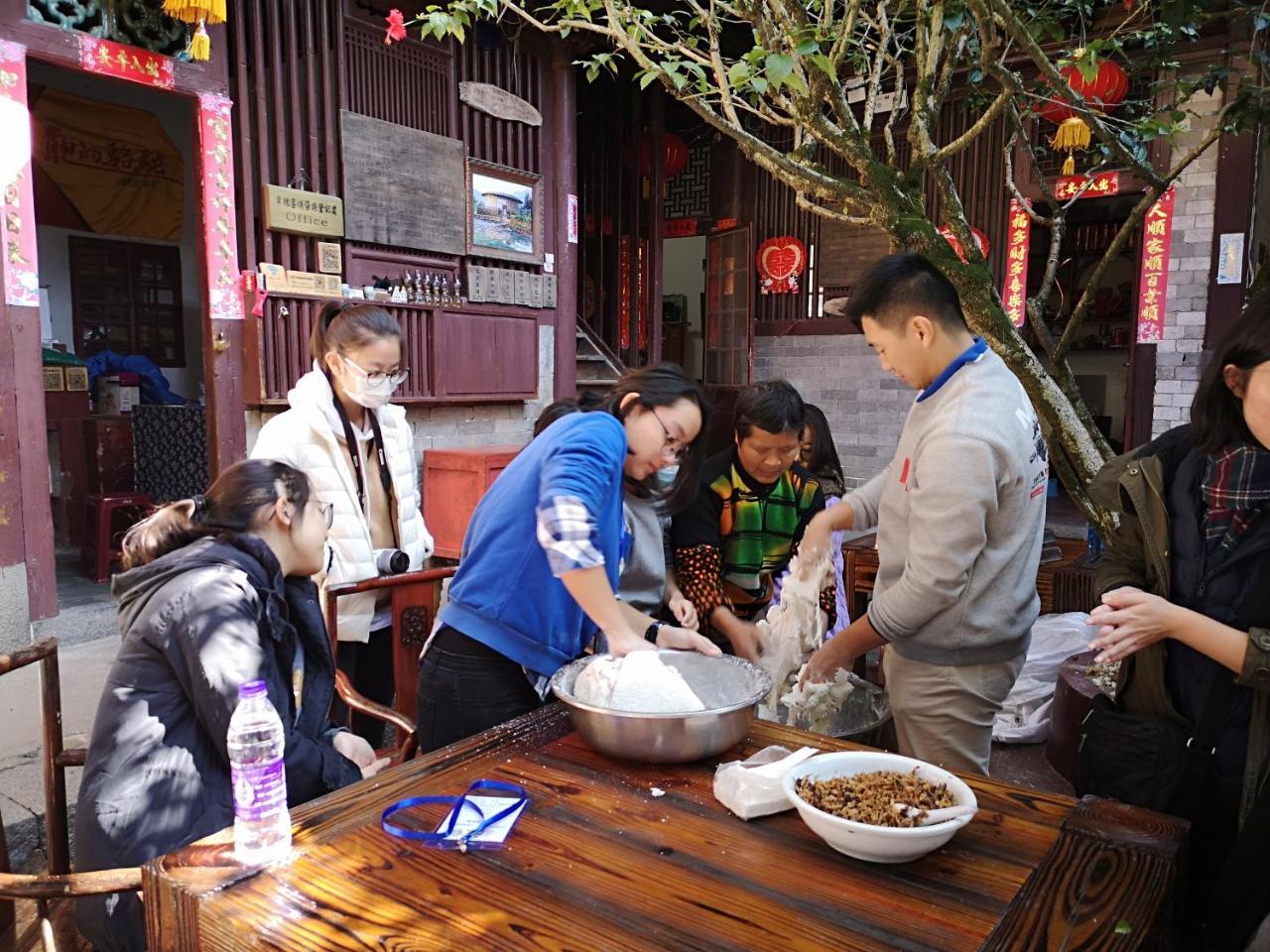Tulou Fuyulou Changdi Inn Yongding المظهر الخارجي الصورة
