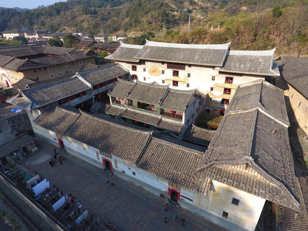 Tulou Fuyulou Changdi Inn Yongding المظهر الخارجي الصورة